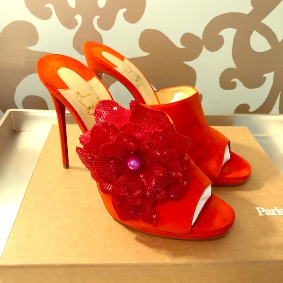 Christian Louboutin Shoes - Christian Louboutin Submuline Flower Mule